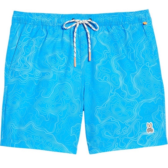 🔥🔥PSYCHO BUNNY Dixon swim trunks